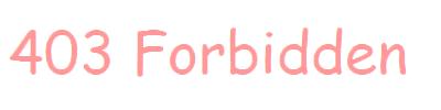 403 Forbidden
